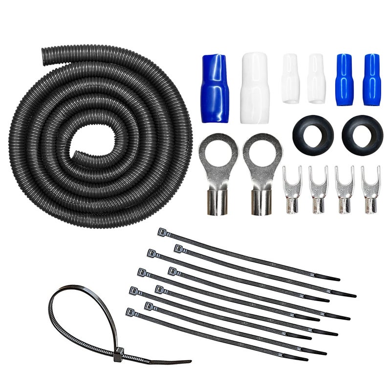 CT Sounds مجموعة تركيب أسلاك مكبر الصوت كاملة 8 قياس OFC، AMPKIT-8GA-ELITE - Image 5